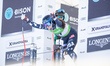 Jacqueline Wiles gets ready to start in the women's alpine skiing downhill during the trai...