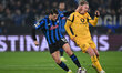 Lazar Samardzic of Atalanta B.C. and Julian Brandt of Borussia Dortmund are in action duri...