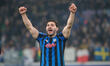 Mario Pasalic of Atalanta BC 1907 celebrates the victory during the UEFA Champions League...