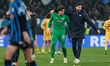 Atalanta BC players express joy for winning the UEFA Champions League 2025/26 League Knock...