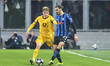 Davide Zappacosta of Atalanta BC competes for the ball with Daniel Svensson of Borussia Do...