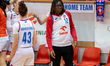 Ja'Leah Williams is seen during the basketball game between Wisla Krakow and VBW Gdynia in...