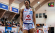 Taylor Williams plays during the basketball game between Wisla Krakow and VBW Gdynia in Kr...