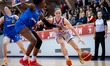 Sara Vujacic plays during the basketball game between Wisla Krakow and VBW Gdynia in Krako...