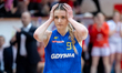 Karolina Ulan plays during the basketball game between Wisla Krakow and VBW Gdynia in Krak...