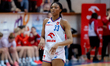 Taylor Williams plays during the basketball game between Wisla Krakow and VBW Gdynia in Kr...