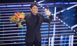 Sal da Vinci attends the 76th Sanremo Music Festival 2026 at Teatro Ariston in Sanremo, It...
