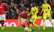 Elliot Anderson of Nottingham Forest battles with Ngolo Kante of Fenerbahce during the UEF...