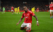 Callum Hudson-Odoi of Nottingham Forest celebrates after scoring a goal to make it 1-2 dur...