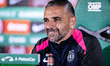 Rui Borges, Head Coach of Sporting CP, talks during a press conference prior to the Primei...