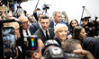 Marine Le Pen, President of the Rassemblement National far-right parliamentary group, and...