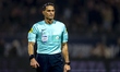 Referee Serdar Gozubuyuk officiates the Dutch Eredivisie match between SC Telstar and NAC...