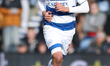 Esquerdinha of Queens Park Rangers has the ball during the Sky Bet Championship match betw...