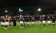 PSV players thank the crowd after the Dutch Eredivisie match between Heracles and PSV at A...