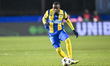 Danel Dongmo plays during the Romania Superliga match between CFR Cluj and Petrolul Ploies...
