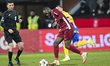 Aly Abeid plays during the Romania Superliga match between CFR Cluj and Petrolul Ploiesti...