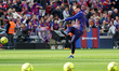 Wojciech Szczesny trains during the match between FC Barcelona and Villarreal CF, correspo...
