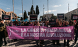 A demonstration with the slogan ''Without consent, it's rape'' takes place in Rome, Italy,...