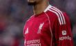 Hugo Ekitike of Liverpool is in action during the Premier League match between Liverpool a...