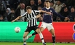 Ajdin Hrustic of Heracles Almelo plays against Ivan Perisic of PSV during the Dutch Erediv...