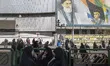 Supporters of Iran's Supreme Leader, Ayatollah Ali Khamenei, participate in a rally in Teh...