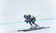 Tricia Magan of the USA participates in the 6th women's Super-G race during the Audi FIS W...