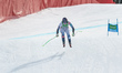 Marte Monsen of Norway participates in the 6th women's Super-G race during the Audi FIS Wo...