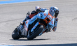 Raul Fernandez from the Trackhouse MotoGP Team participates in the MotoGP Race at Chang In...