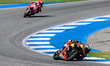Pedro Acosta of Red Bull KTM Factory Racing participates in the MotoGP Race at Chang Inter...