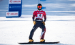 Arnaud Gaudet of Canada competes during the FIS Snowboard World Cup, Parallel Giant Slalom...