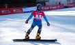 Maurizio Bormolini of Italy competes during the FIS Snowboard World Cup, Parallel Giant Sl...