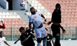 Moise Emmanuel Mbende of Valletta is in action during the YoHealth Malta Premier League so...