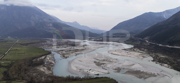 Gallery cover photo: Aerial Views Of The Vjosa River And Ali Pasha Bridge In Tepelena, Albania