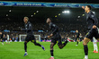 Habib Diarra of Sunderland celebrates his penalty goal to make it 0-1 during the Premier L...