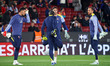 Juan Musso and Jan Oblak train during the match between FC Barcelona and Club Atletico de...