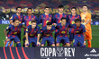 FC Barcelona team plays during the match between FC Barcelona and Club Atletico de Madrid,...