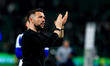 Francesco Farioli of FC Porto applauds the fans during the Taca de Portugal 2025/26 match...