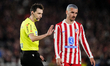 Referee Ricardo de Burgos Bengoechea during the second leg of the Copa del Rey semi-final...