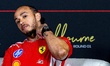 Formula 1 driver Lewis Hamilton of Scuderia Ferrari HP participates in the press conferenc...