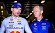 Formula 1 driver Max Verstappen of Oracle Red Bull Racing and chief engineer Paul Monaghan...