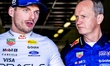 Formula 1 driver Max Verstappen of Oracle Red Bull Racing and chief engineer Paul Monaghan...