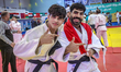 A general view of the competition during the Arab Club Judo Championship takes place in Er...