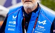Flavio Briatore of the Alpine Formula 1 team participates in the Formula 1 Melbourne free...