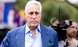 Lawrence Stroll, the Canadian owner of the Aston Martin Aramco Formula One Team, attends t...