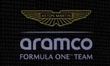 The Aston Martin Aramco Formula 1 Team logo appears during Formula 1 Melbourne free practi...