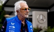 Flavio Briatore of the Alpine Formula 1 team participates in the Formula 1 Melbourne free...