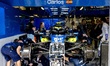 Mechanics work on the car of Formula 1 driver Carlos Sainz of the Atlassian Williams F1 Te...