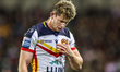 Matthieu Laguerre of Catalans Dragons participates in the Betfred Super League match betwe...