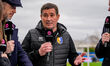 Nigel Clough manages Mansfield Town and participates in the post-match interviews during t...