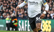 Jaydon Banel of Derby County has the ball during the Sky Bet Championship match between De...